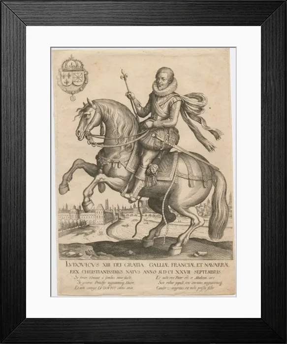 Framed Print : Portrait of Louis XIII of France (1601-1643), 1630 Framed Print : Portrait of Louis XIII of France (1601-1643), 1630