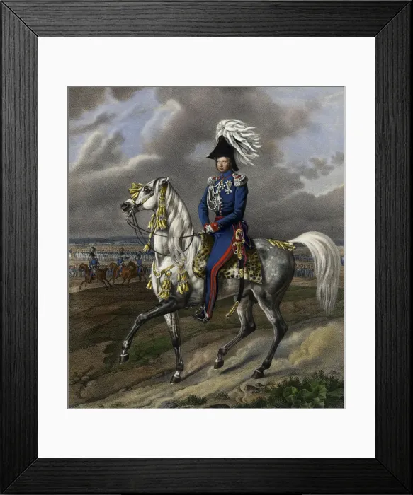Framed Print : King William I of Württemberg (1781-1864), ca 1845 Framed Print : King William I of Württemberg (1781-1864), ca 1845