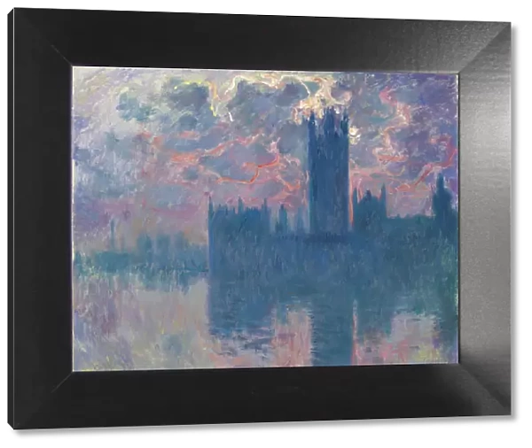Le Parlement, soleil couchant (The Houses of Parliament at Sunset), 1900-1901