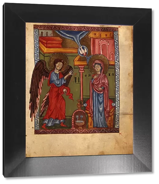 The Annunciation (Manuscript illumination from the Matenadaran Gospel), 1323