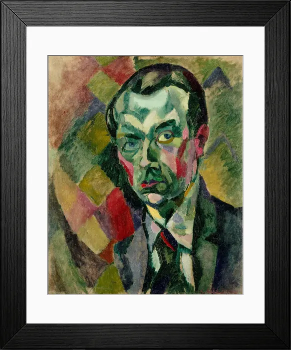 Framed Print : Self-Portrait, 1909 Framed Print : Self-Portrait, 1909