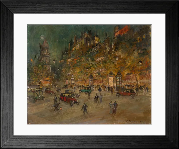 Framed Print : Grands Boulevards in Paris Framed Print : Grands Boulevards in Paris