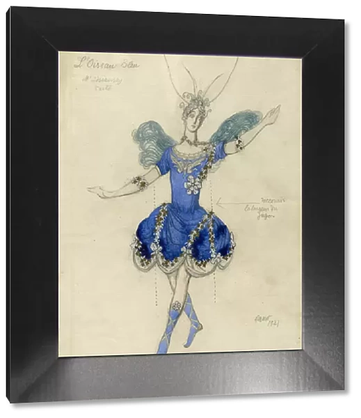Bluebird. Costume design for the ballet Sleeping Beauty by P. Tchaikovsky