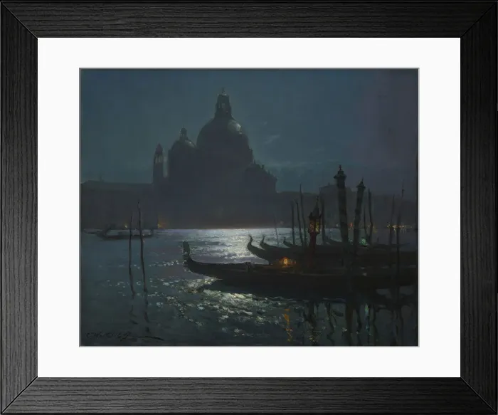 Framed Print : Santa Maria della Salute at Night Framed Print : Santa Maria della Salute at Night