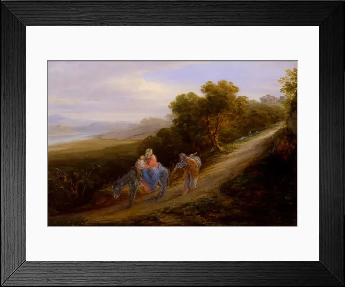 Framed Print : The Flight into Egypt Framed Print : The Flight into Egypt