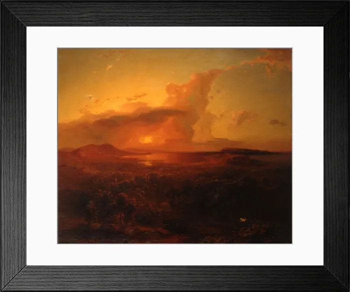 Framed Print : Greek landscape. Epidaurus, 1835 Framed Print : Greek landscape. Epidaurus, 1835