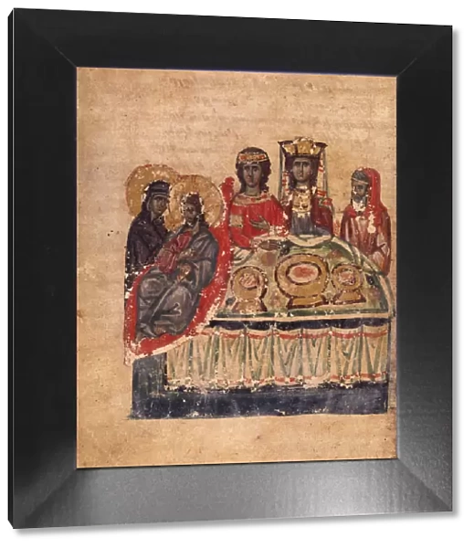 The Wedding Feast at Cana (Manuscript illumination from the Matenadaran Gospel), 1332