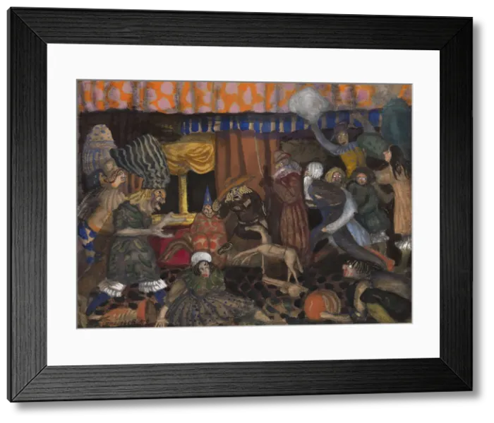 Framed Print : Childrens Masquerade, 1912 Framed Print : Childrens Masquerade, 1912