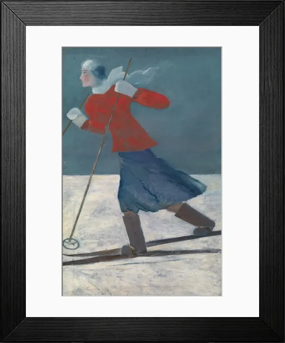 Framed Print : Skier. Private Collection Framed Print : Skier. Private Collection