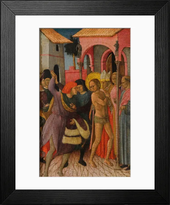 Framed Print : Saint Francis Renouncing His Worldly Goods, Between 1424 and 1429 Framed Print : Saint Francis Renouncing His Worldly Goods, Between 1424 and 1429