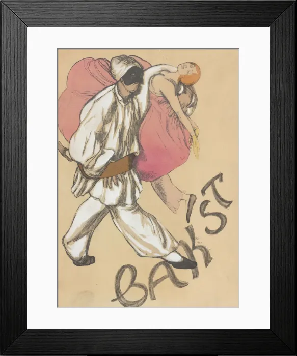 Framed Print : Pierrot, 1922 Framed Print : Pierrot, 1922