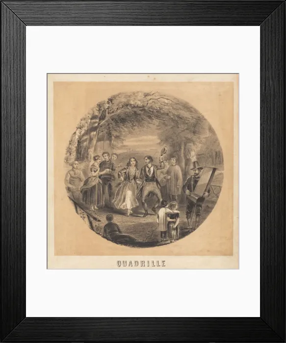 Framed Print : The Quadrille Framed Print : The Quadrille