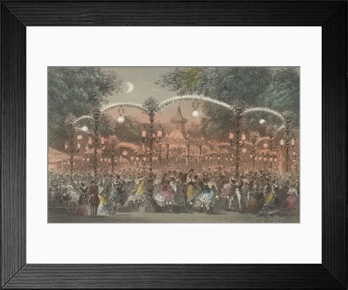 Framed Print : Bal Mabille, ca 1860 Framed Print : Bal Mabille, ca 1860
