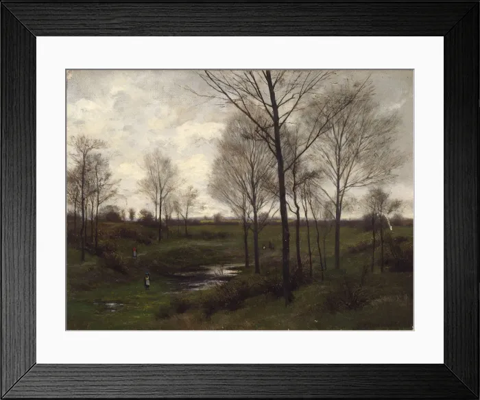 Framed Print : Spring in Schleswig, 1884 Framed Print : Spring in Schleswig, 1884