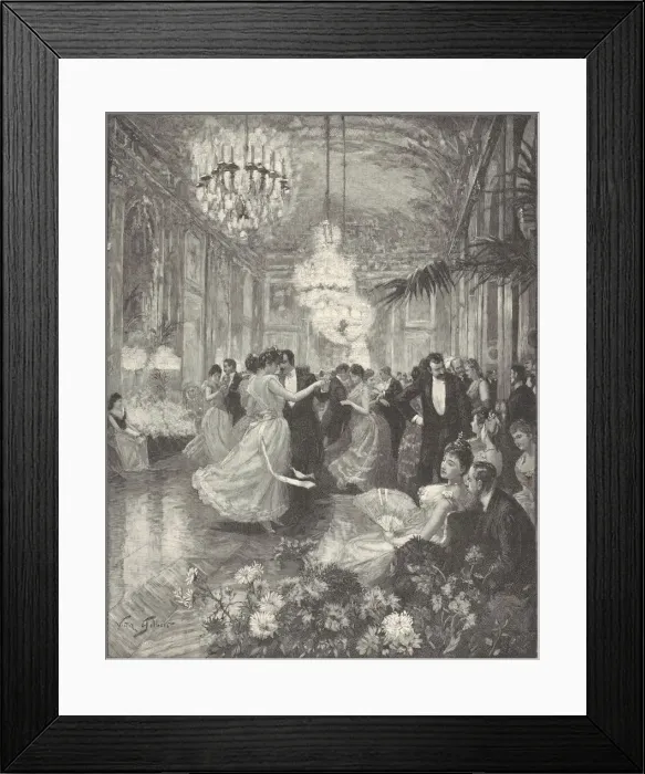 Framed Print : Waltz, 1898 Framed Print : Waltz, 1898