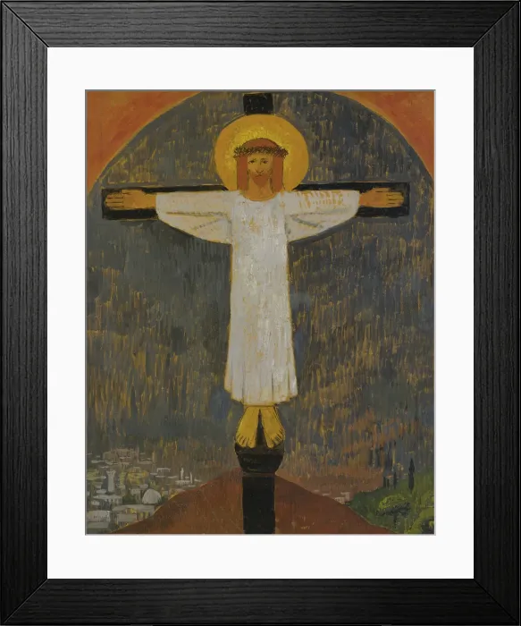 Framed Print : The White Christ Framed Print : The White Christ