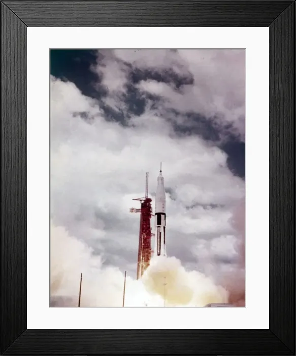 Framed Print : Saturn 1B lift off from Launch Complex 34, Kennedy Space Center, Florida, USA, 1960s Framed Print : Saturn 1B lift off from Launch Complex 34, Kennedy Space Center, Florida, USA, 1960s