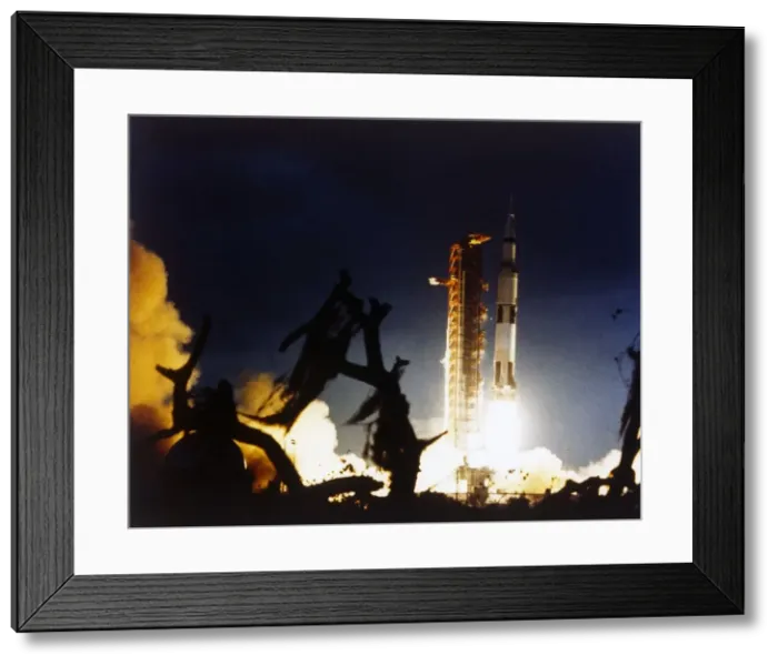 Framed Print : Launch of Saturn V rocket, Kennedy Space Center, Merritt Island, Florida, USA, 7 December 1972 Framed Print : Launch of Saturn V rocket, Kennedy Space Center, Merritt Island, Florida, USA, 7 December 1972