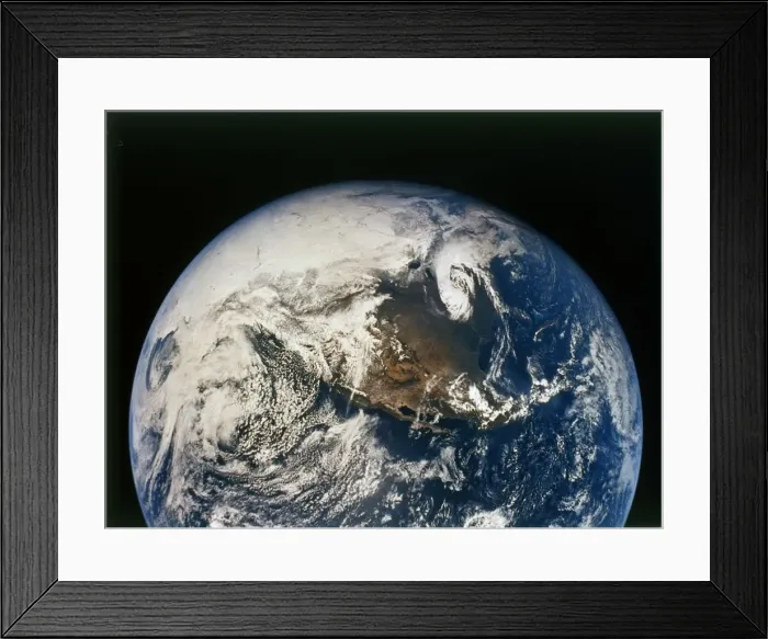 Framed Print : North and Central America from Apollo 16, 16 April 1972. Creator: NASA Framed Print : North and Central America from Apollo 16, 16 April 1972. Creator: NASA