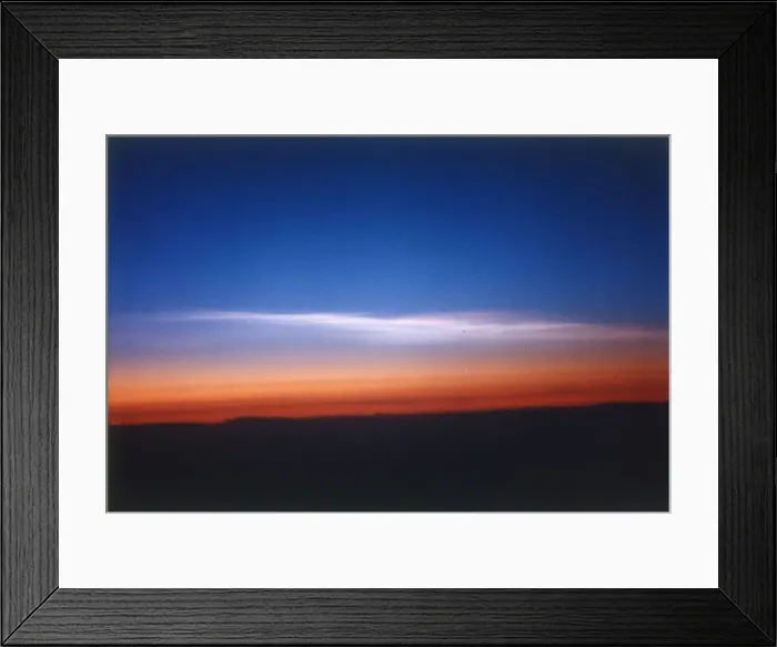 Framed Print : Clouds 39, 000 feet north of Stavanger, Norway, seen from DC-8 plane. Creator: NASA Framed Print : Clouds 39, 000 feet north of Stavanger, Norway, seen from DC-8 plane. Creator: NASA