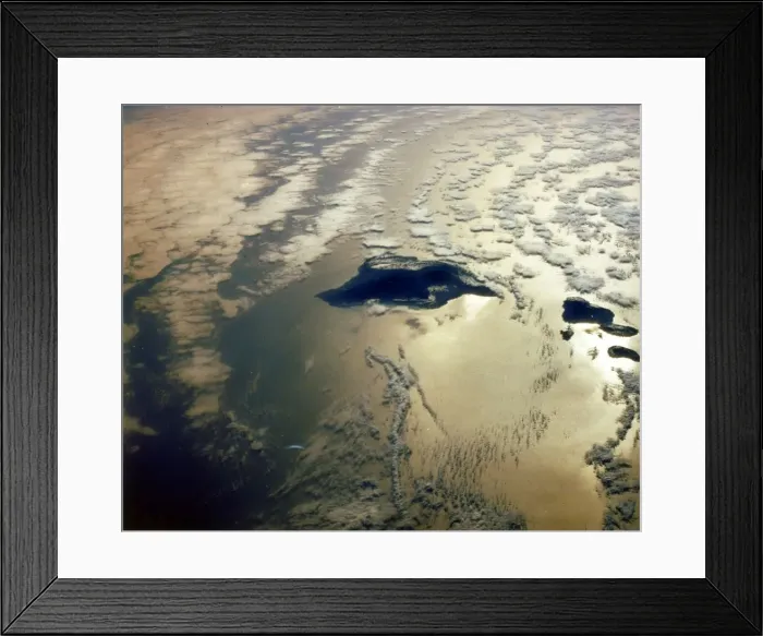 Framed Print : Earth from space - the Hawaiian Islands, USA, c1980s. Creator: NASA Framed Print : Earth from space - the Hawaiian Islands, USA, c1980s. Creator: NASA