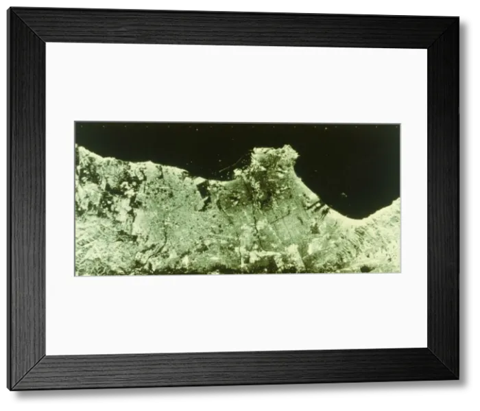 Framed Print : Earth from space - radar image of Los Angeles, USA, second Space Shuttle flight, 1981 Framed Print : Earth from space - radar image of Los Angeles, USA, second Space Shuttle flight, 1981