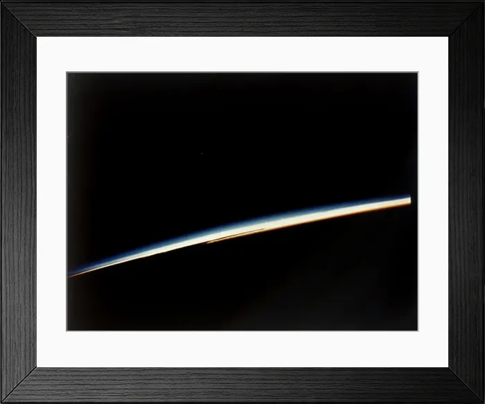 Framed Print : Earths atmosphere, view from Apollo II spacecraft, July 1969. Creator: NASA Framed Print : Earths atmosphere, view from Apollo II spacecraft, July 1969. Creator: NASA