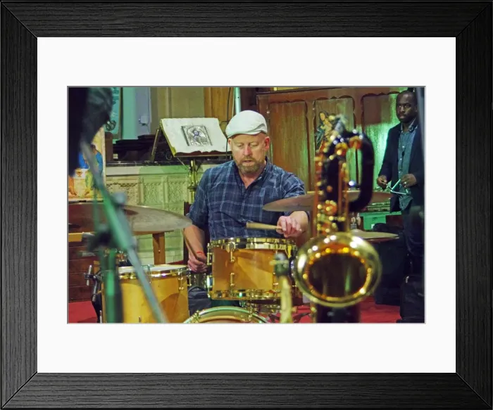 Framed Print : Tristan Banks, Eastbourne Jazz Festival, Eastbourne, 20 Sept 2018. Creator: Brian O Connor Framed Print : Tristan Banks, Eastbourne Jazz Festival, Eastbourne, 20 Sept 2018. Creator: Brian O Connor
