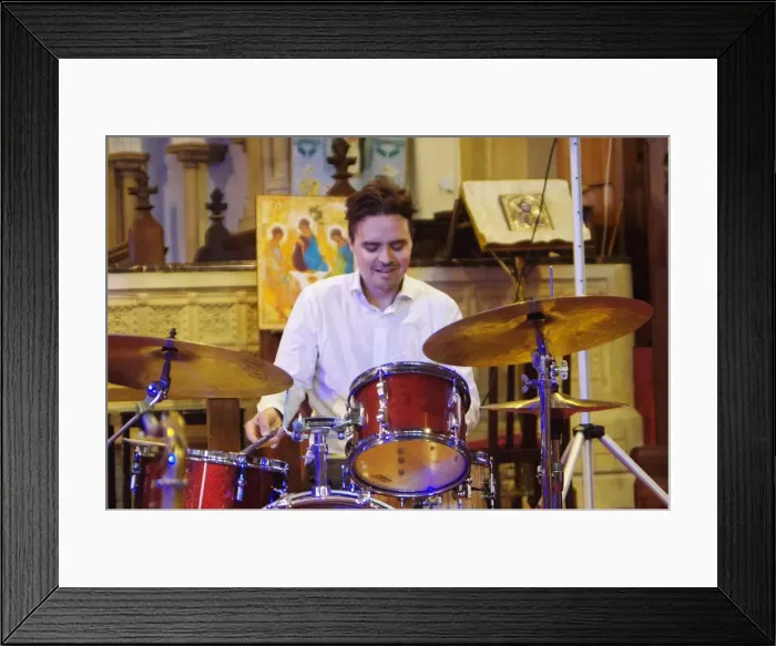 Framed Print : Darren Beckett, Eastbourne Jazz Festival, Eastbourne, 20 Sept 2018. Creator: Brian O Connor Framed Print : Darren Beckett, Eastbourne Jazz Festival, Eastbourne, 20 Sept 2018. Creator: Brian O Connor