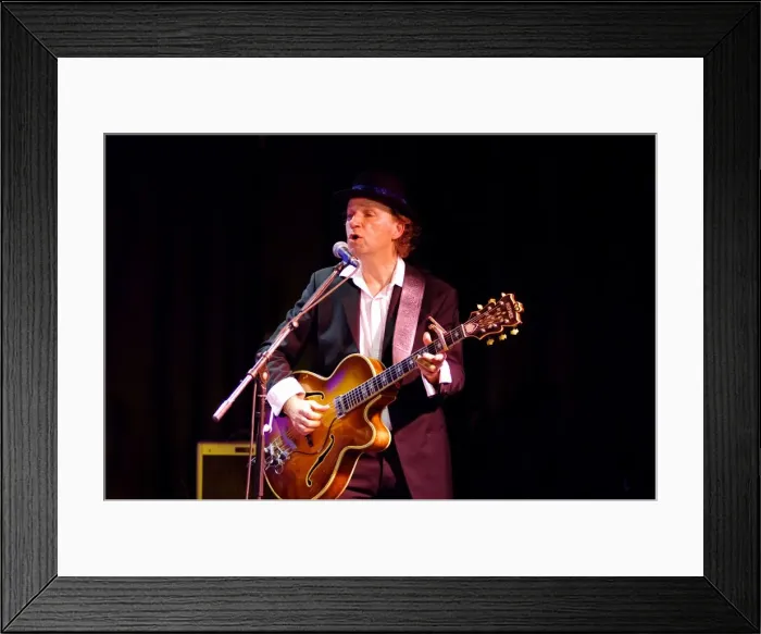 Framed Print : Ben Tyzack, Crawley Blues Club, Hawth, Crawley, Sept 2018. Creator: Brian O Connor Framed Print : Ben Tyzack, Crawley Blues Club, Hawth, Crawley, Sept 2018. Creator: Brian O Connor
