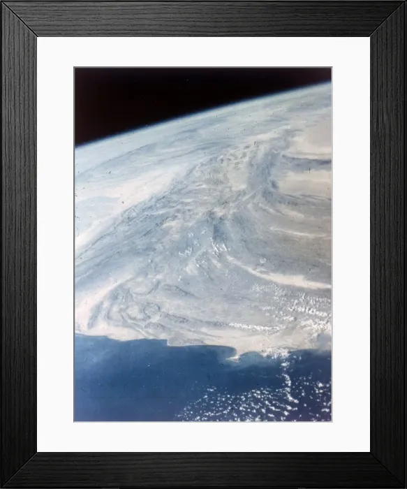Framed Print : India-Pakistan boundary seen from aboard the second Space Shuttle flight, November 1981 Framed Print : India-Pakistan boundary seen from aboard the second Space Shuttle flight, November 1981