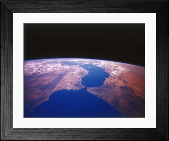 Framed Print : Earth from space - the Straits of Gibraltar, c1980s. Creator: NASA Framed Print : Earth from space - the Straits of Gibraltar, c1980s. Creator: NASA