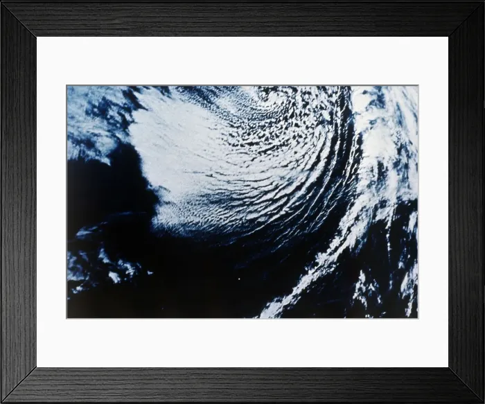 Framed Print : Earth from space - cyclone, c1980s. Creator: NASA Framed Print : Earth from space - cyclone, c1980s. Creator: NASA