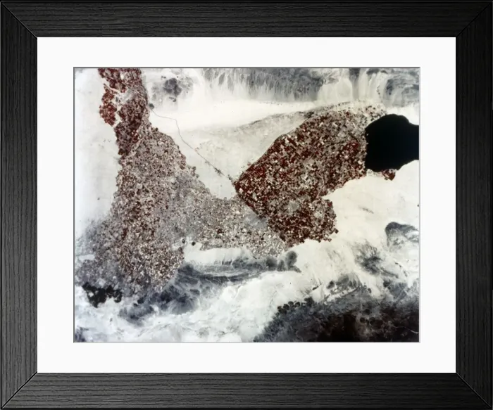 Framed Print : Earth from space - Imperial Valley, California, USA, seen from the Space Shuttle, c1980s Framed Print : Earth from space - Imperial Valley, California, USA, seen from the Space Shuttle, c1980s