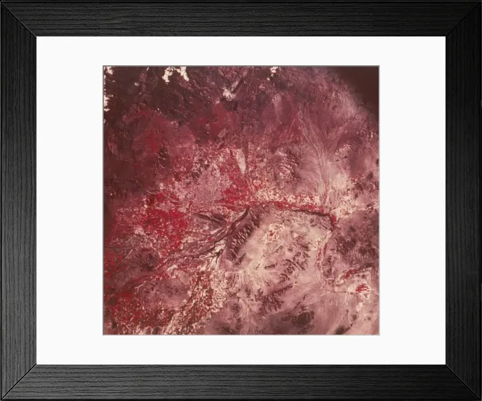 Framed Print : Earth from space - Phoenix, Arizona, USA, c1980s. Creator: NASA Framed Print : Earth from space - Phoenix, Arizona, USA, c1980s. Creator: NASA