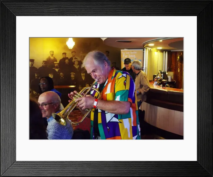 Framed Print : Raul D Olivera, Eastbourne Jazz Festival, Eastbourne, 20 Sept 2018. Creator: Brian O Connor Framed Print : Raul D Olivera, Eastbourne Jazz Festival, Eastbourne, 20 Sept 2018. Creator: Brian O Connor