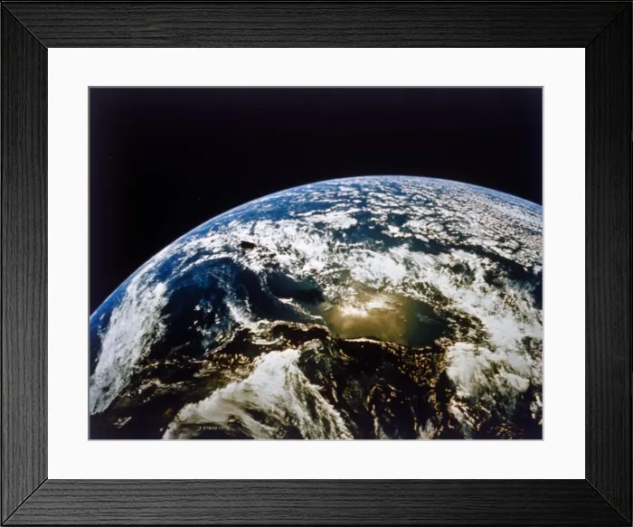 Framed Print : Earth from space - the Mediterranean, c1980s. Creator: NASA Framed Print : Earth from space - the Mediterranean, c1980s. Creator: NASA