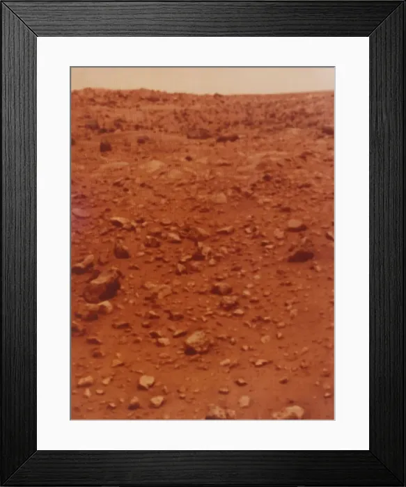 Framed Print : Martian planet surface, Viking 1 Mission to Mars, 1976. Creator: NASA Framed Print : Martian planet surface, Viking 1 Mission to Mars, 1976. Creator: NASA