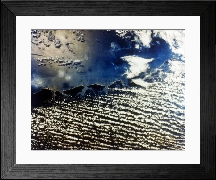 Framed Print : Earth from space - east coast of the USA, c1980s. Creator: NASA Framed Print : Earth from space - east coast of the USA, c1980s. Creator: NASA