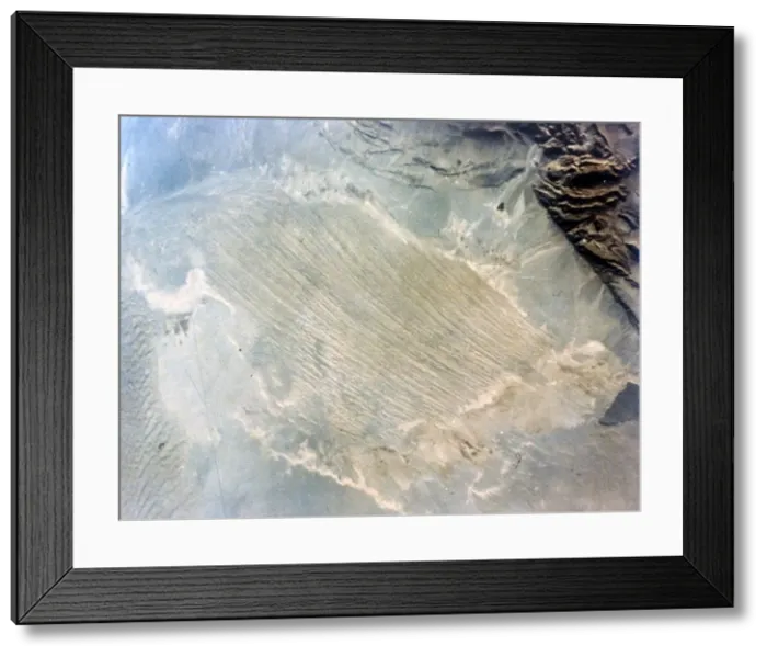 Framed Print : Earth from space - Dasht-E-Lut, Iran, second Space Shuttle flight, 1981. Creator: NASA Framed Print : Earth from space - Dasht-E-Lut, Iran, second Space Shuttle flight, 1981. Creator: NASA