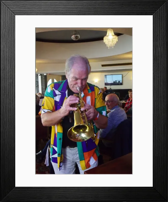 Framed Print : Raul D Olivera, Eastbourne Jazz Festival, Eastbourne, 20 Sept 2018. Creator: Brian O Connor Framed Print : Raul D Olivera, Eastbourne Jazz Festival, Eastbourne, 20 Sept 2018. Creator: Brian O Connor