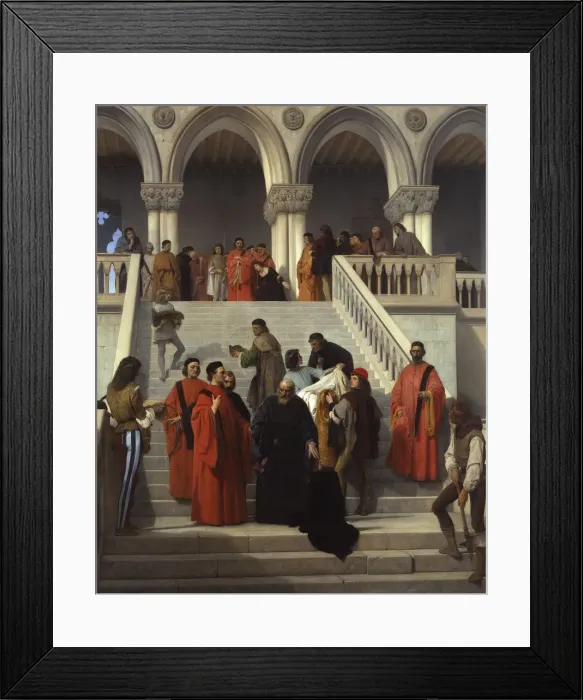 Framed Print : The Last Moments of Doge Marin Faliero, 1867 Framed Print : The Last Moments of Doge Marin Faliero, 1867