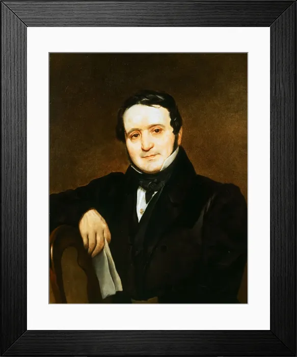 Framed Print : Portrait of Ignazio Fumagalli (1778-1842), 1834 Framed Print : Portrait of Ignazio Fumagalli (1778-1842), 1834