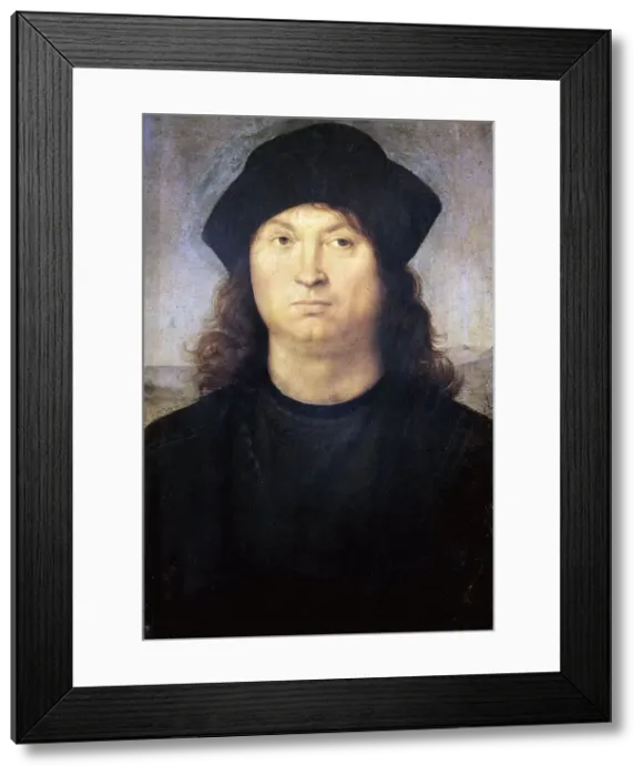 Framed Print : Portrait of a Man, ca 1502-1504 Framed Print : Portrait of a Man, ca 1502-1504