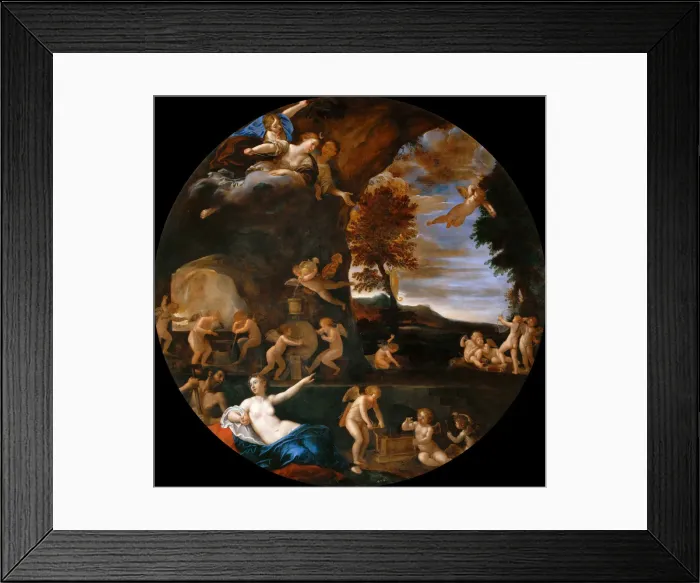Framed Print : The Visit of Venus to Vulcan (Summer), 1616-1617 Framed Print : The Visit of Venus to Vulcan (Summer), 1616-1617