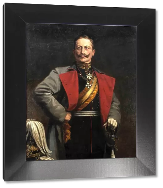 Portrait of German Emperor Wilhelm II (1859-1941), King of Prussia, 1900s-1910s