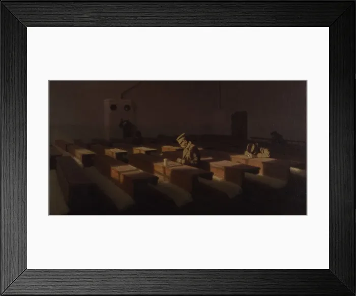 Framed Print : Il Natale dei rimasti (The Christmas of those who remain), 1903 Framed Print : Il Natale dei rimasti (The Christmas of those who remain), 1903
