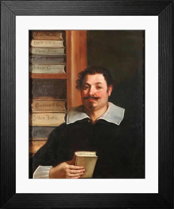 Framed Print : Portrait of Francesco Righetti (1626-1628) Framed Print : Portrait of Francesco Righetti (1626-1628)