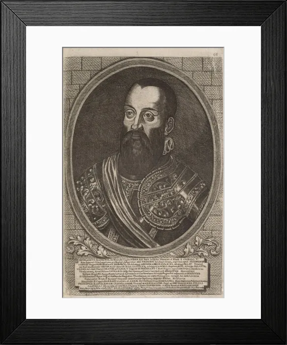Framed Print : Mikolaj the Black Radziwill (1515-1565), Grand Hetman of Lithuania. From Framed Print : Mikolaj the Black Radziwill (1515-1565), Grand Hetman of Lithuania. From