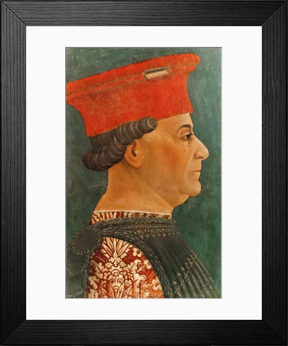 Framed Print : Portrait of Francesco Sforza (1401-1466), ca 1460 Framed Print : Portrait of Francesco Sforza (1401-1466), ca 1460
